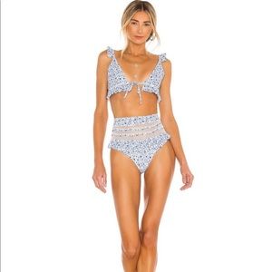 Tularosa Dreamer High Waisted Bottoms in Greece Floral